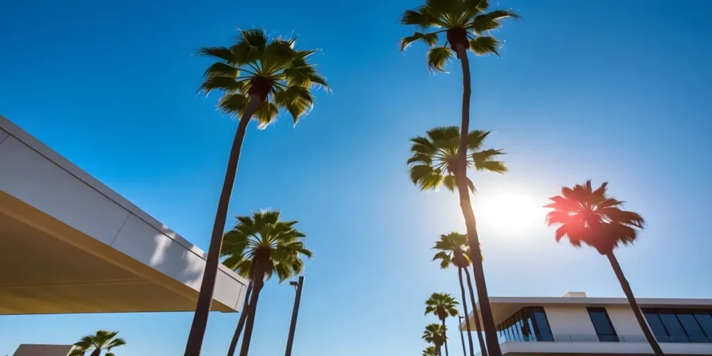 San Diego Blue Sky PalmTrees (1)
